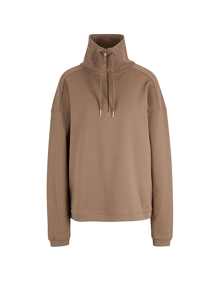 VENICE BEACH Damen Sweater Caroline 1/2 Zip camel | S